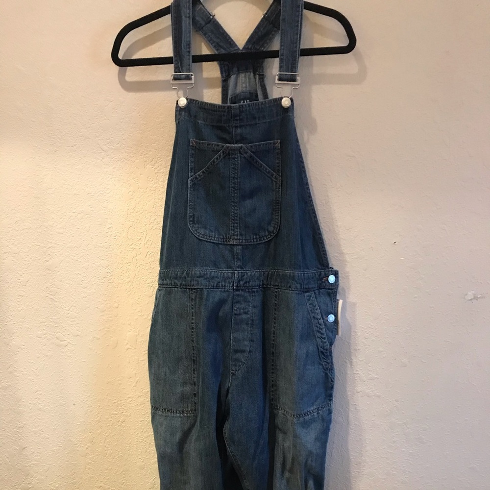 Blue jean Gap overalls